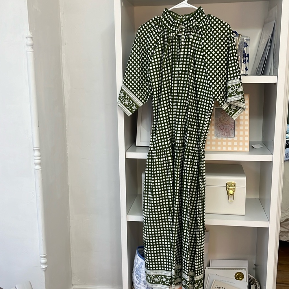 SZ blockprint Yuva midi dress